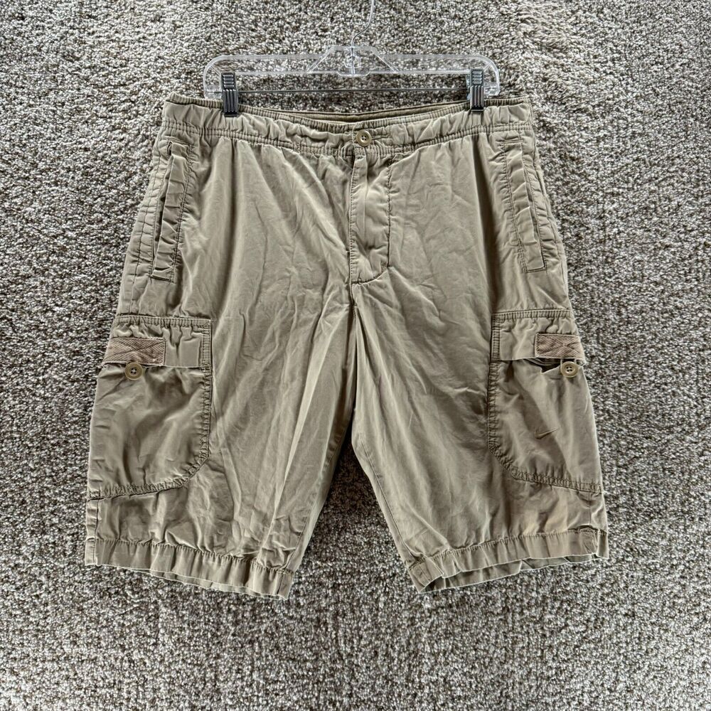 Nike Cargo Shorts Mend Medium Tan The Athletic Department Adjustable Waist Adult
